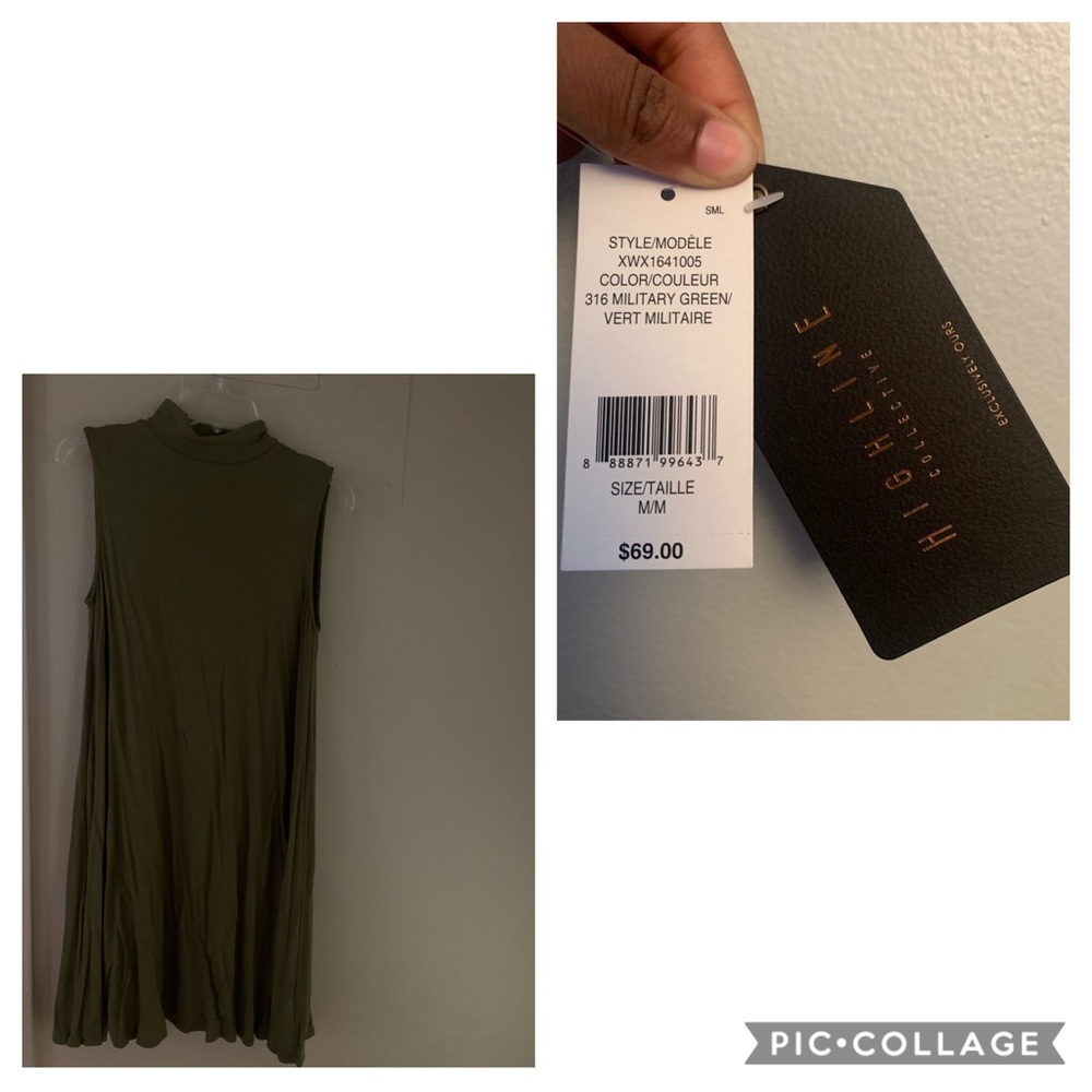 Army green dress
